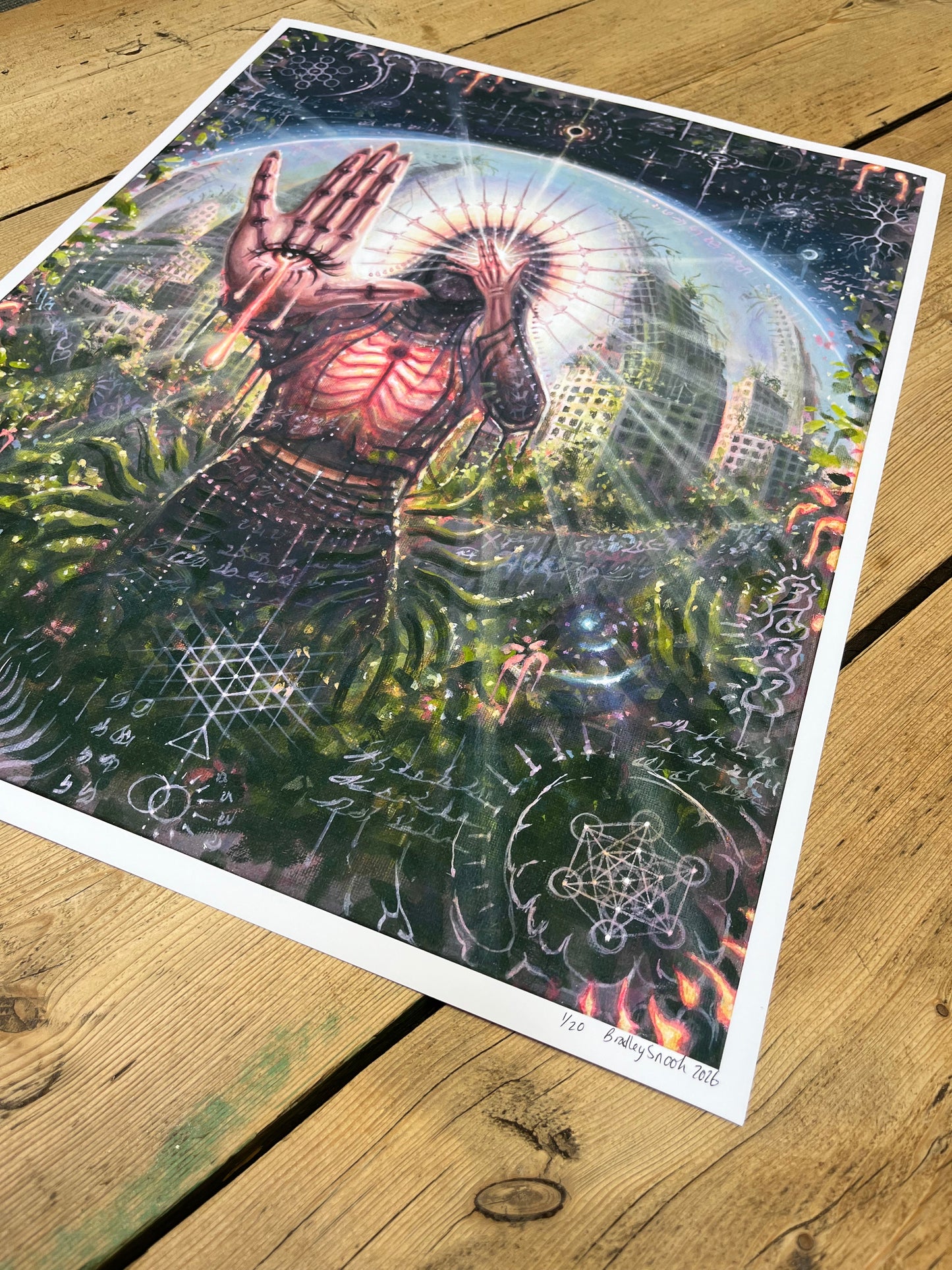 'Inner Sight' Limited edition giclee print 16'X20"