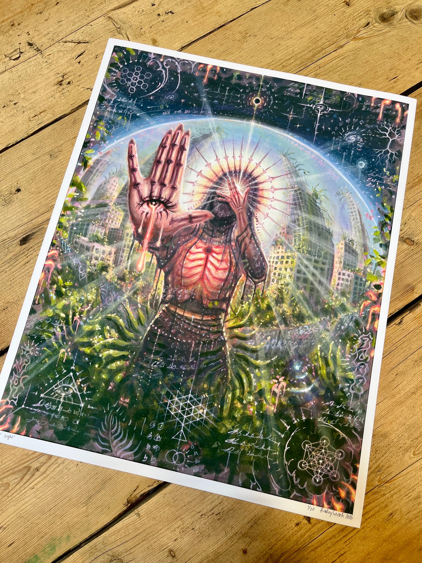 'Inner Sight' Limited edition giclee print 16'X20"