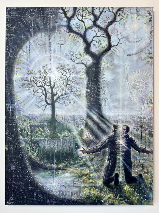 'Separation is an Illusion' Giclee canvas print 18"x24" LIMITED EDITION