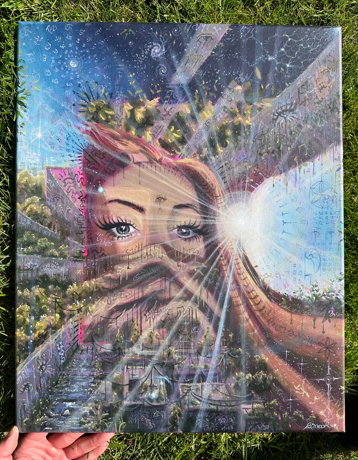 'Light Consciousness' Original painting