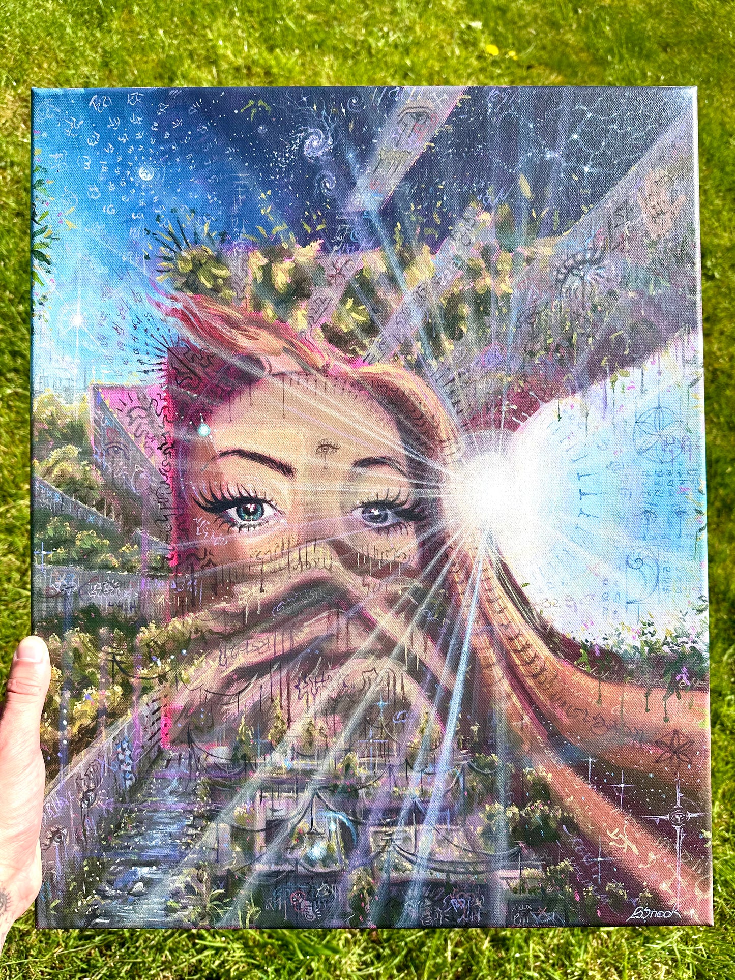 'Light Consciousness' Original painting